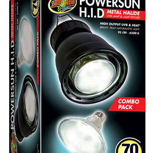 Zoo Med PowerSun HID Metal Halide Combo Lamp & Fixture