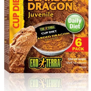 Exo Terra Cupped Bearded Food 6 Pk