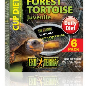 Exo Terra Cupped Forest Tortoise Diet 6 Pk
