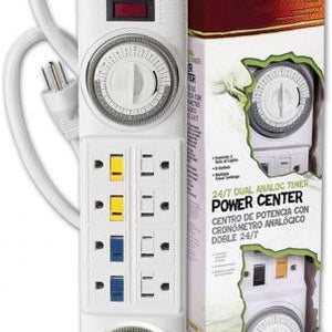 Zilla 24/7 Dual Analog Timer Power Center