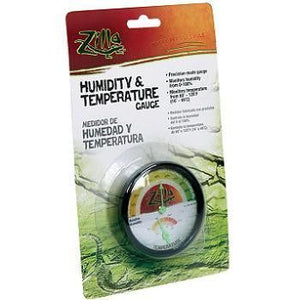 Zilla Analog Temperature & Humidity Gauge