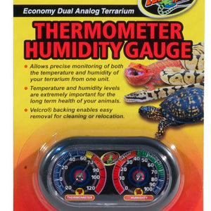Zoo Med Economy Dual Thermometer and Humidity Gauge